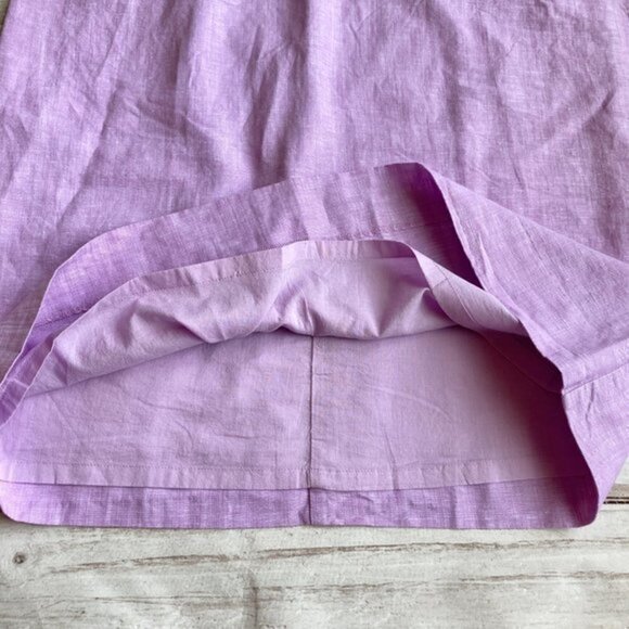 🟡SOLD🟡Talbots Embroidered Linen Shift Dress Size 4 NWT - Picture 6 of 10